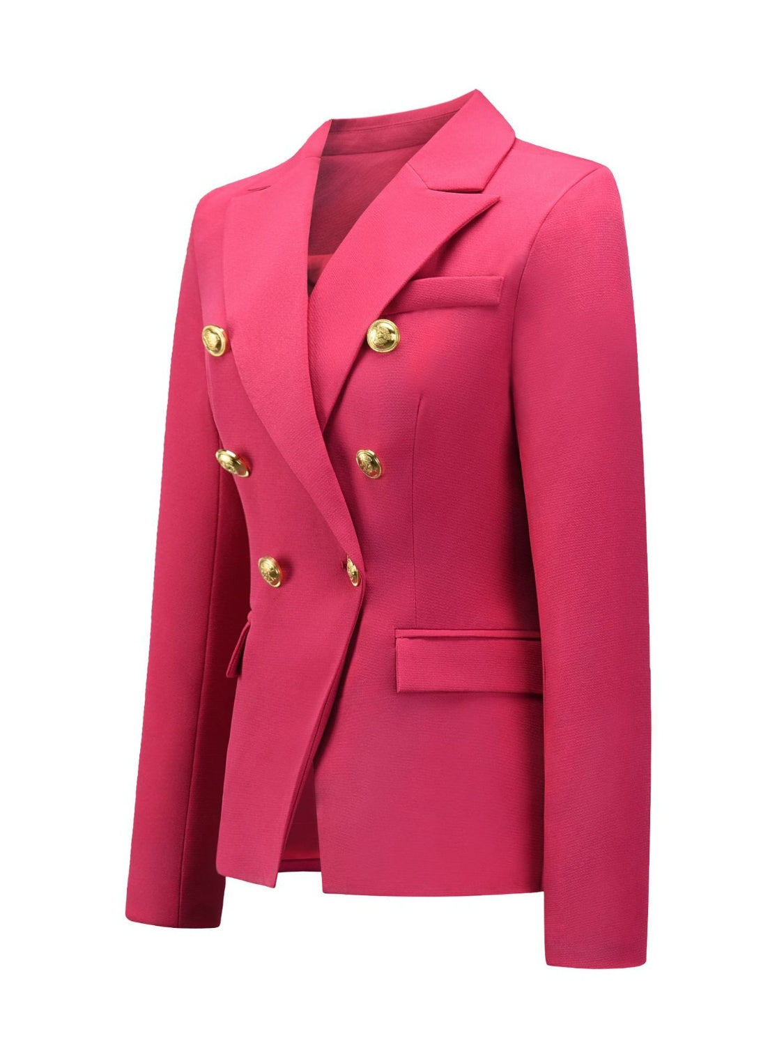 Stacey B's Lapel Collar Long Sleeve Blazer
