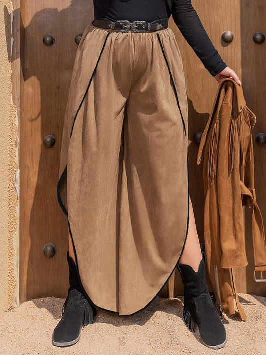 Stacey B's Slit Wide Leg Pants