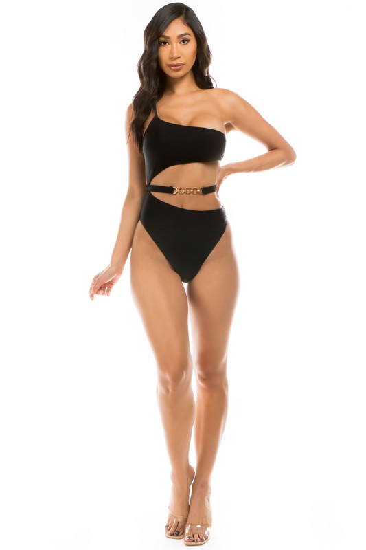 Stacey B's Chic Belt One - Piece