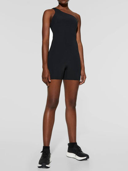 Stacey B's Single Shoulder Active Romper