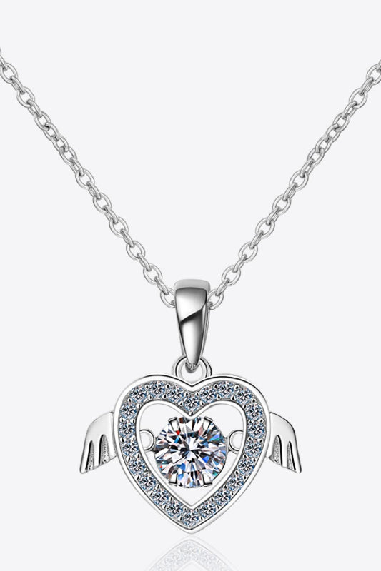 Stacey B's Moissanite 925 Sterling Silver Necklace