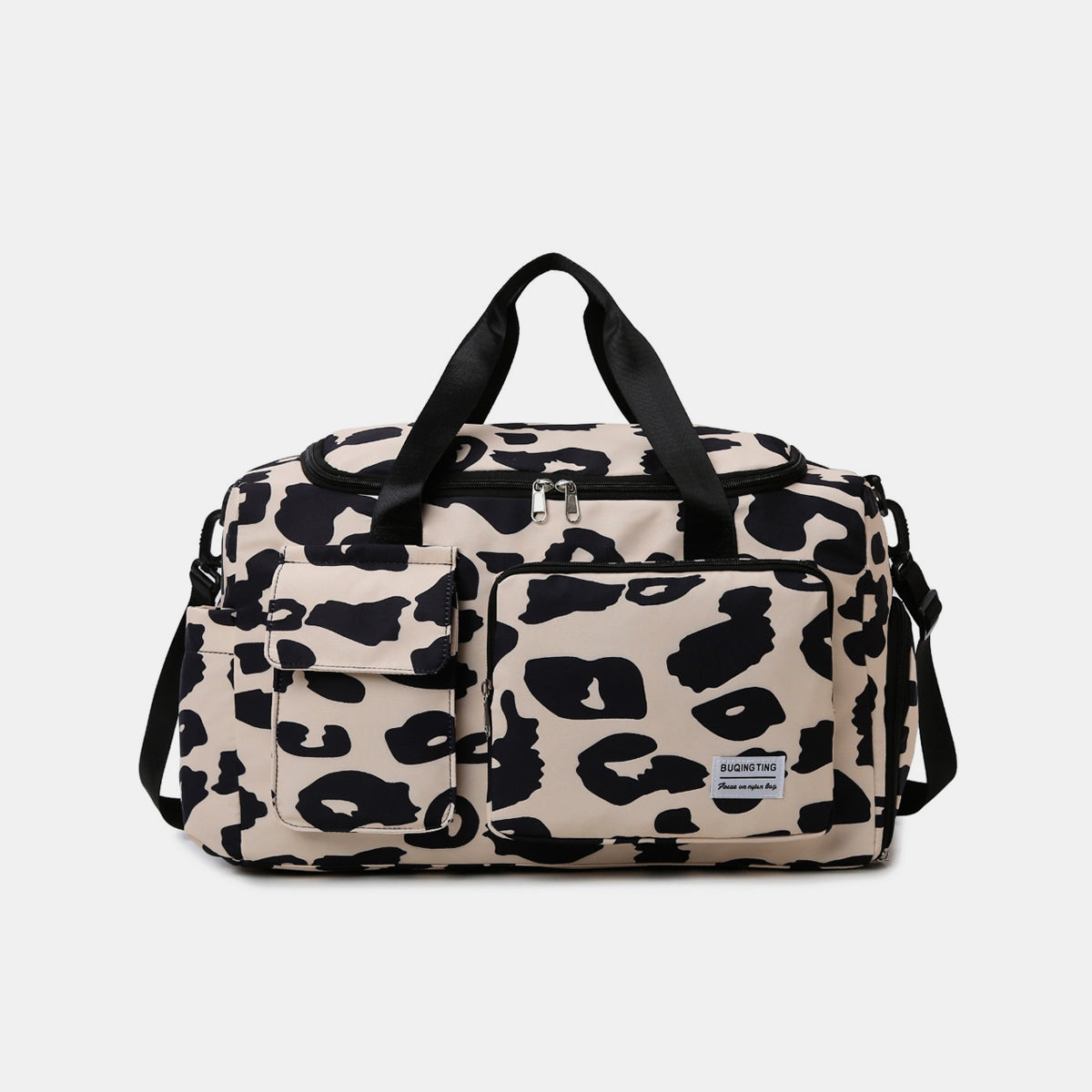 Stacey B's Oxford Cloth Animal Print Travel Bag