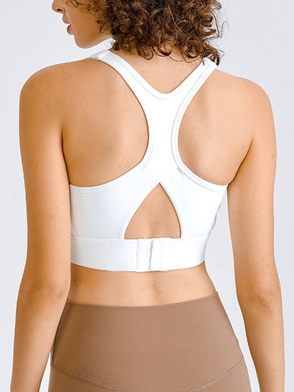 Stacey B's Double Take Square Neck Racerback Cropped Tank