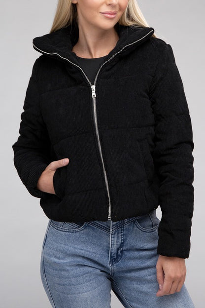 Stacey B's Corduroy Zip-Up Jacket