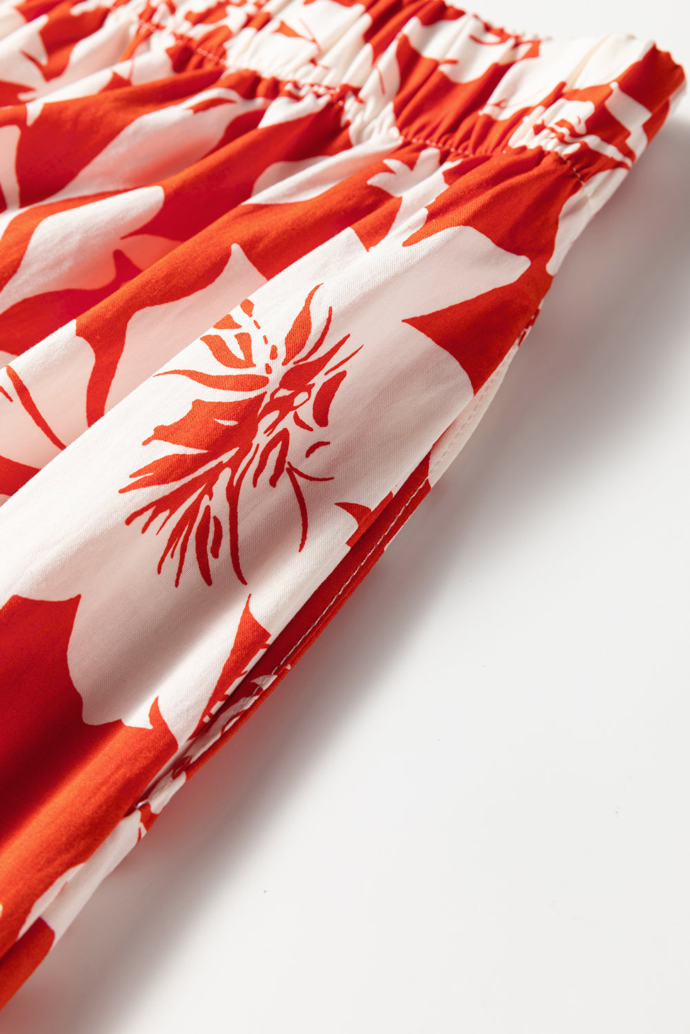 Stacey B's Red High Split Floral Western Cowgirl Maxi Skirt