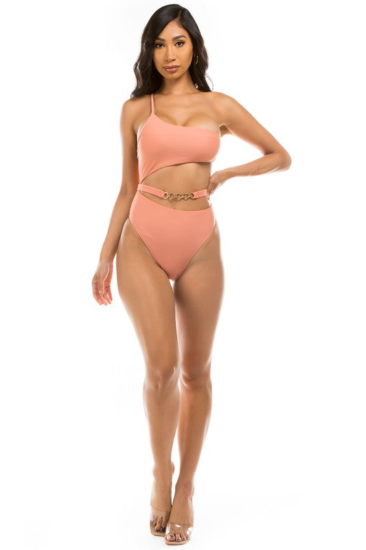 Stacey B's Chic Belt One - Piece