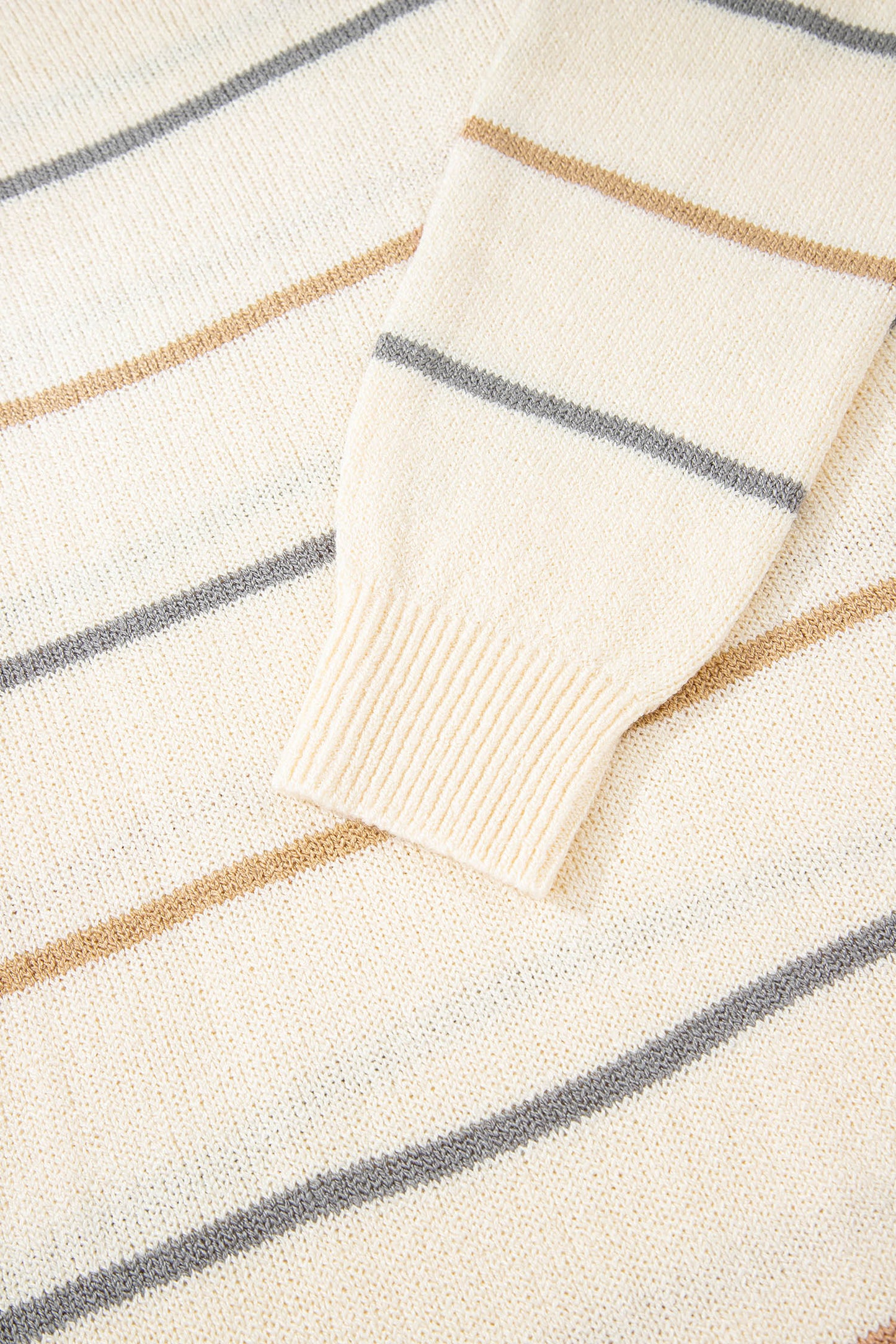 Stacey B's Multicolour Striped Print Drop Shoulder Shift Sweater Mini Dress