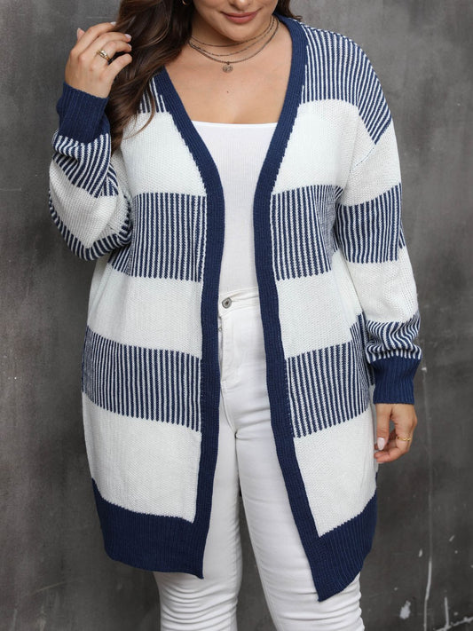 Stacey B's  Open Front Long Sleeve Cardigan