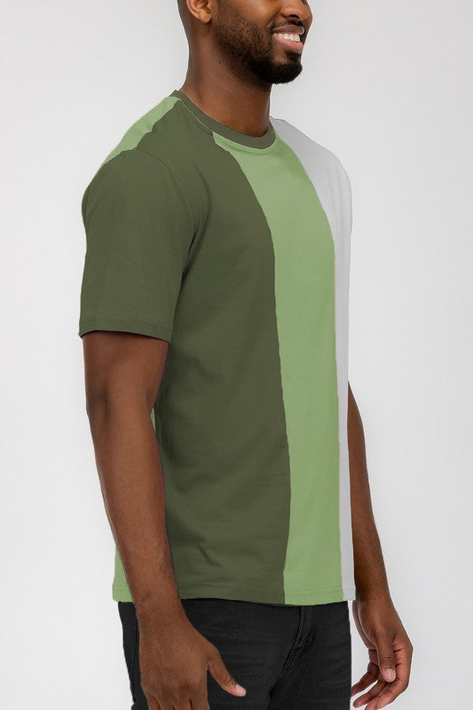 Stacey B's Vertical Color Block T -shirt