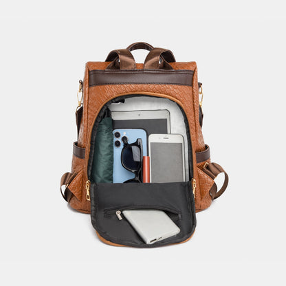 Stacey B's PU Leather Backpack Bag