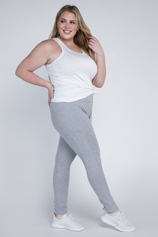 Stacey B's Plus Everyday Leggings with Pockets