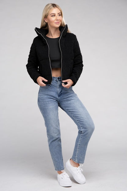 Stacey B's Corduroy Zip-Up Jacket