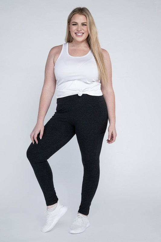 Stacey B's Plus Everyday Leggings with Pockets