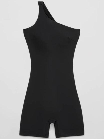 Stacey B's Single Shoulder Active Romper