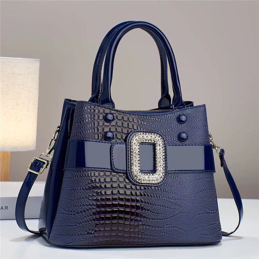 Stacey B's Lizard patterned single shoulder diagonal cross bag