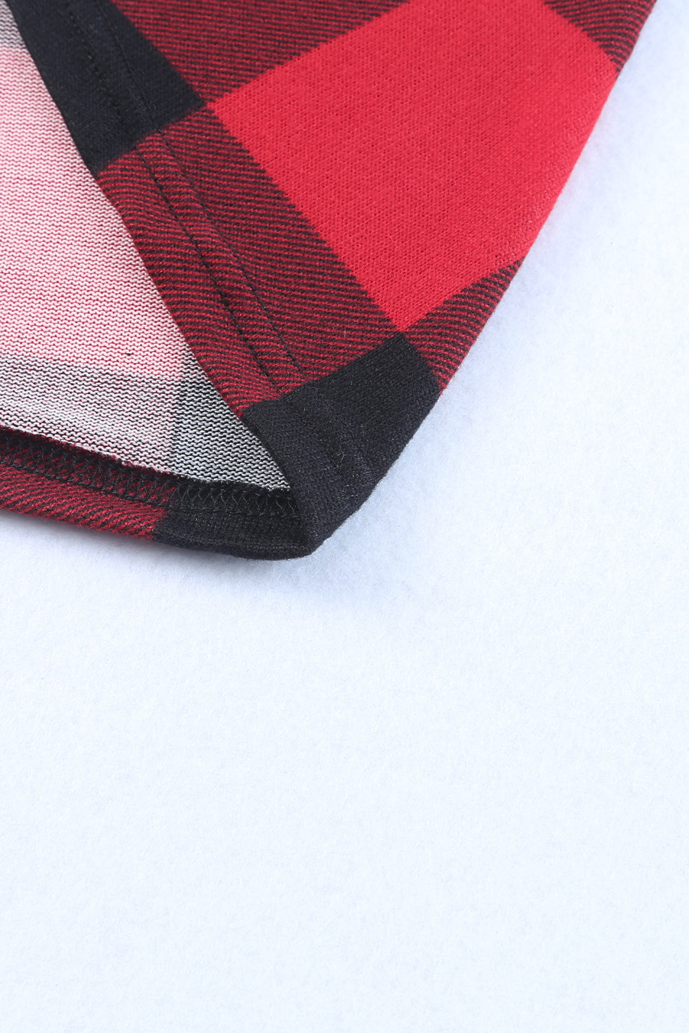 Stacey B's Plaid Print Leopard Splicing Striped Color Block Long Sleeve Top