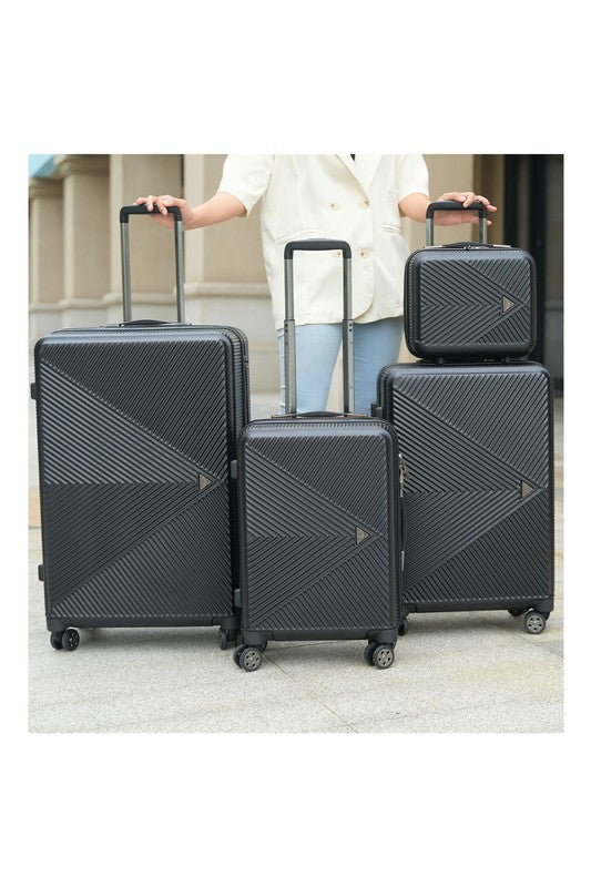 Stacey B's MKF Felicity Luggage Set by Mia K- 4-piece set