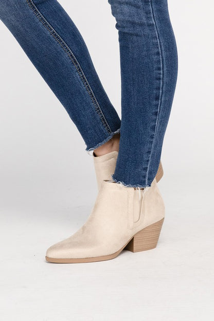 Stacey B's GWEN Suede Ankle Boots