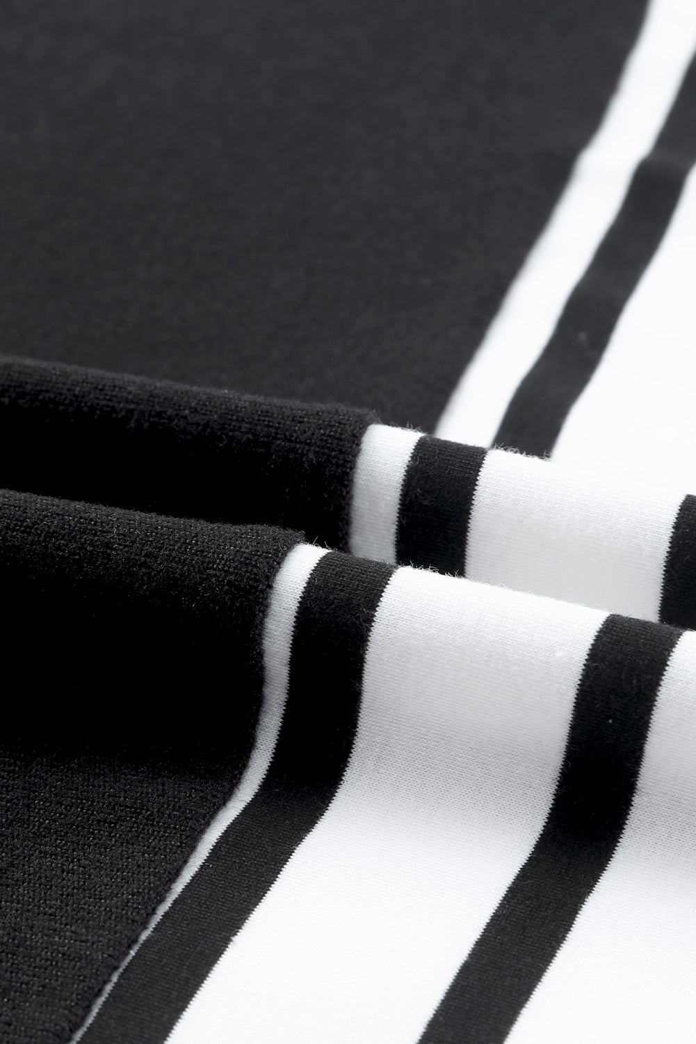 Stacey B's Plaid Print Leopard Splicing Striped Color Block Long Sleeve Top