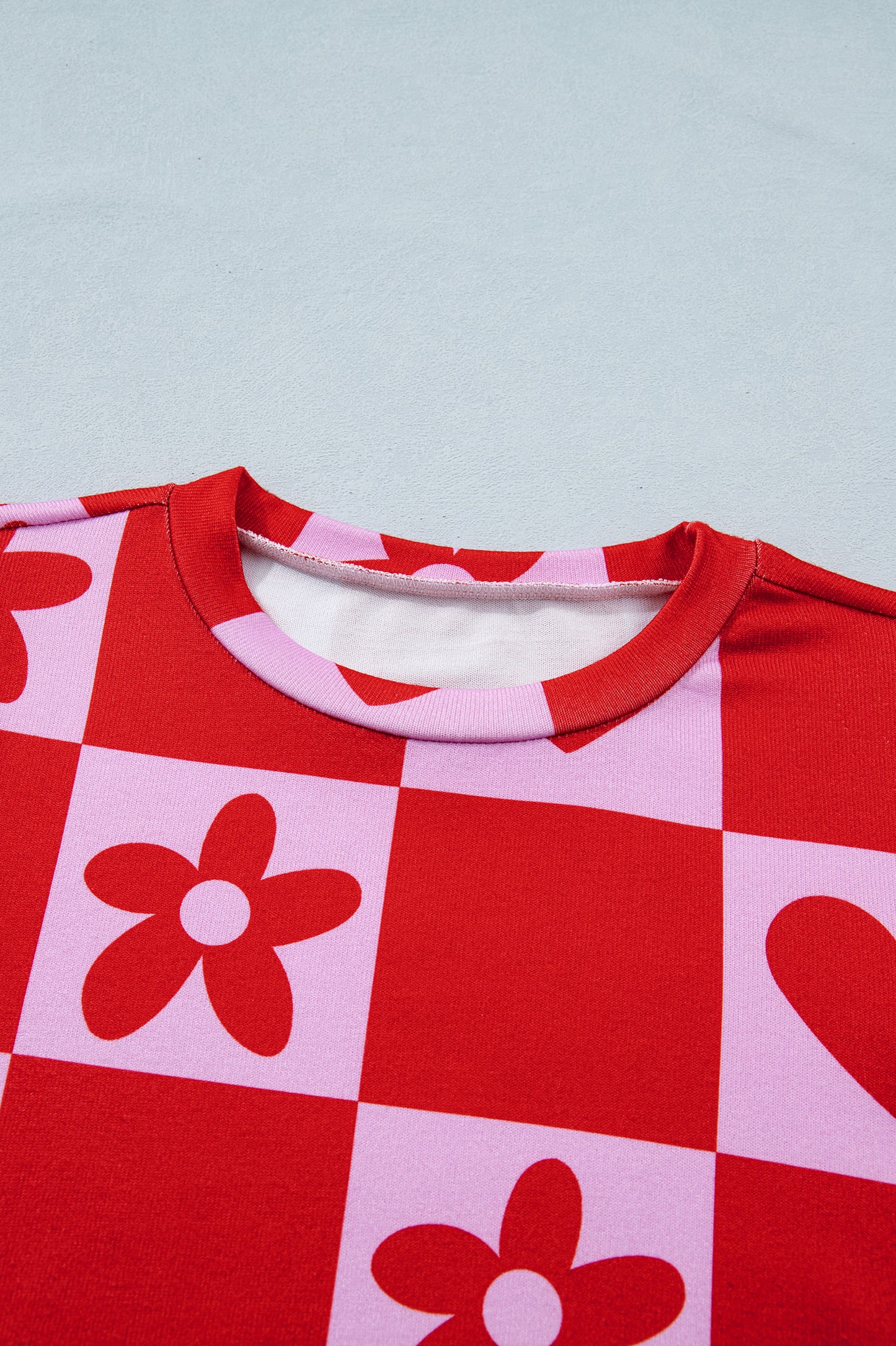 Stacey B's Red Dotted Heart Festive Valentine Blouse