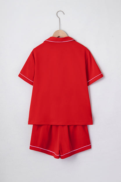 Stacey B's Red Dotted Heart Festive Valentine Blouse