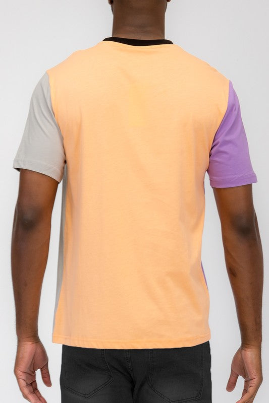 Stacey B's Mens Color Block T Shirt