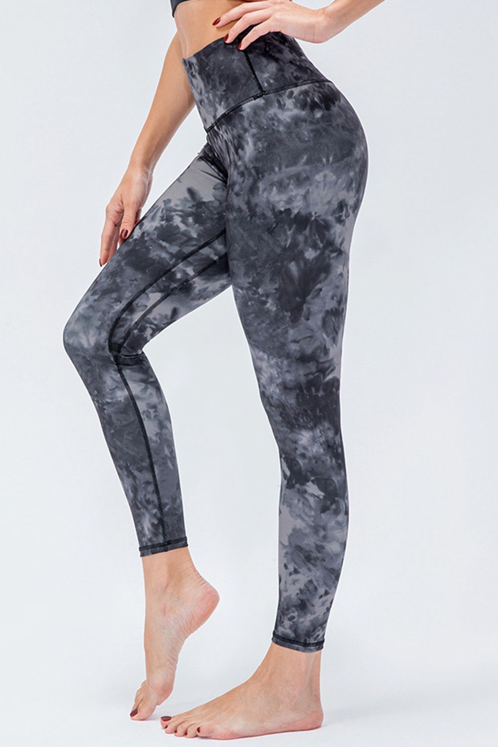 Stacey B's Wide Waistband Slim Fit Active Leggings