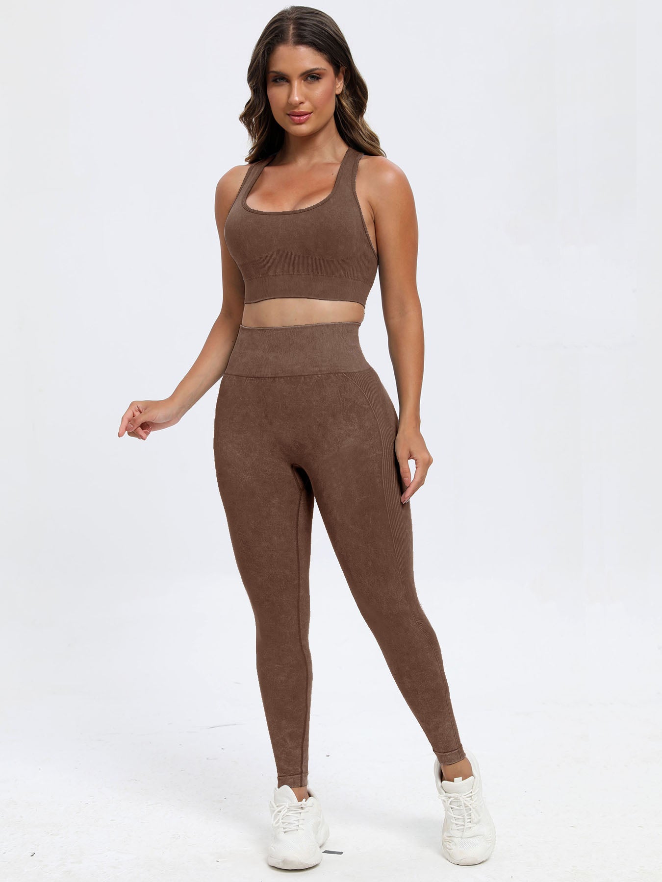 Stacey B's Scoop Neck Wide Strap Top and Pants Active Set