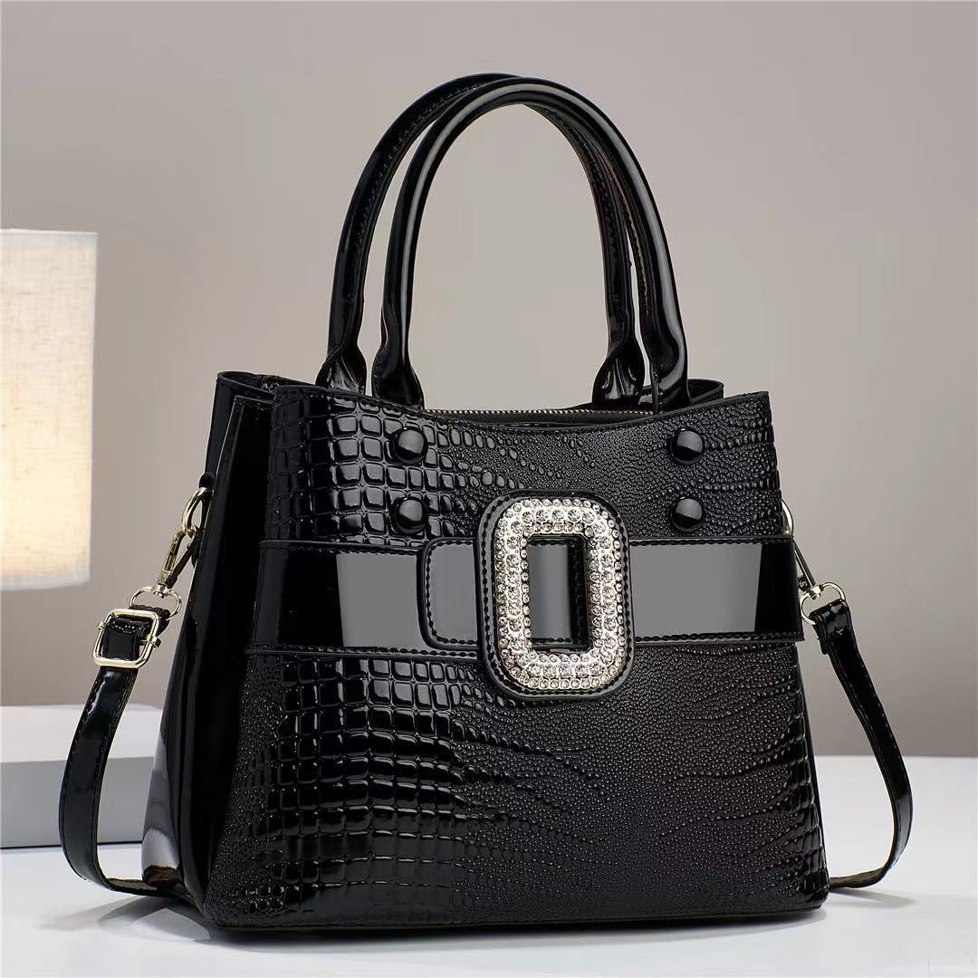 Stacey B's Lizard patterned single shoulder diagonal cross bag