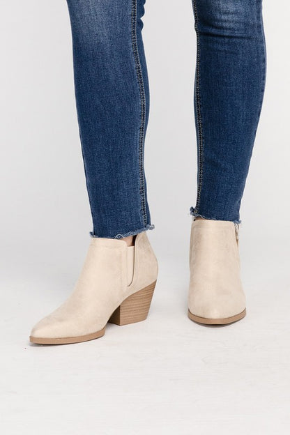 Stacey B's GWEN Suede Ankle Boots
