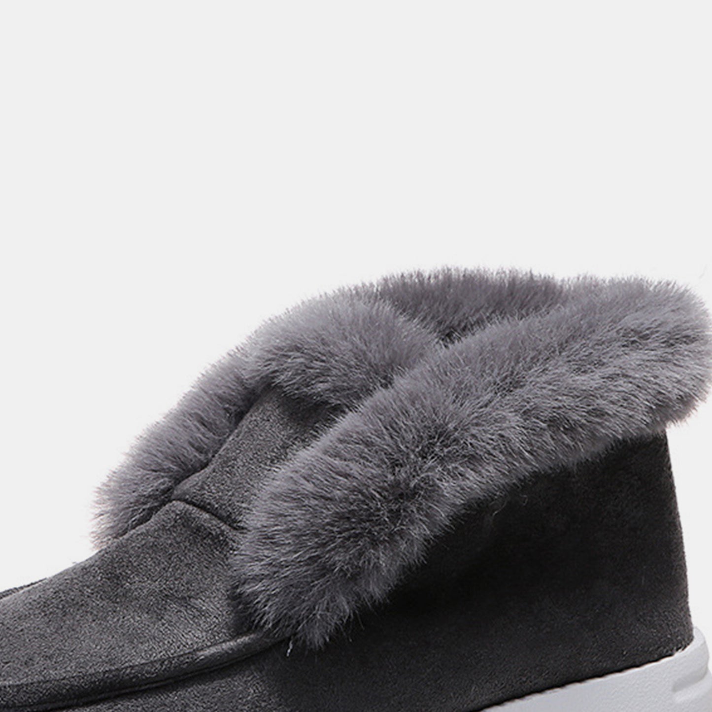 Stacey B's Furry Suede Snow Boots