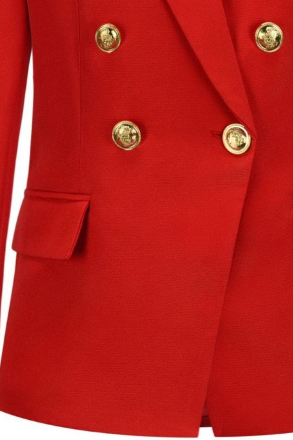 Stacey B's Lapel Collar Long Sleeve Blazer