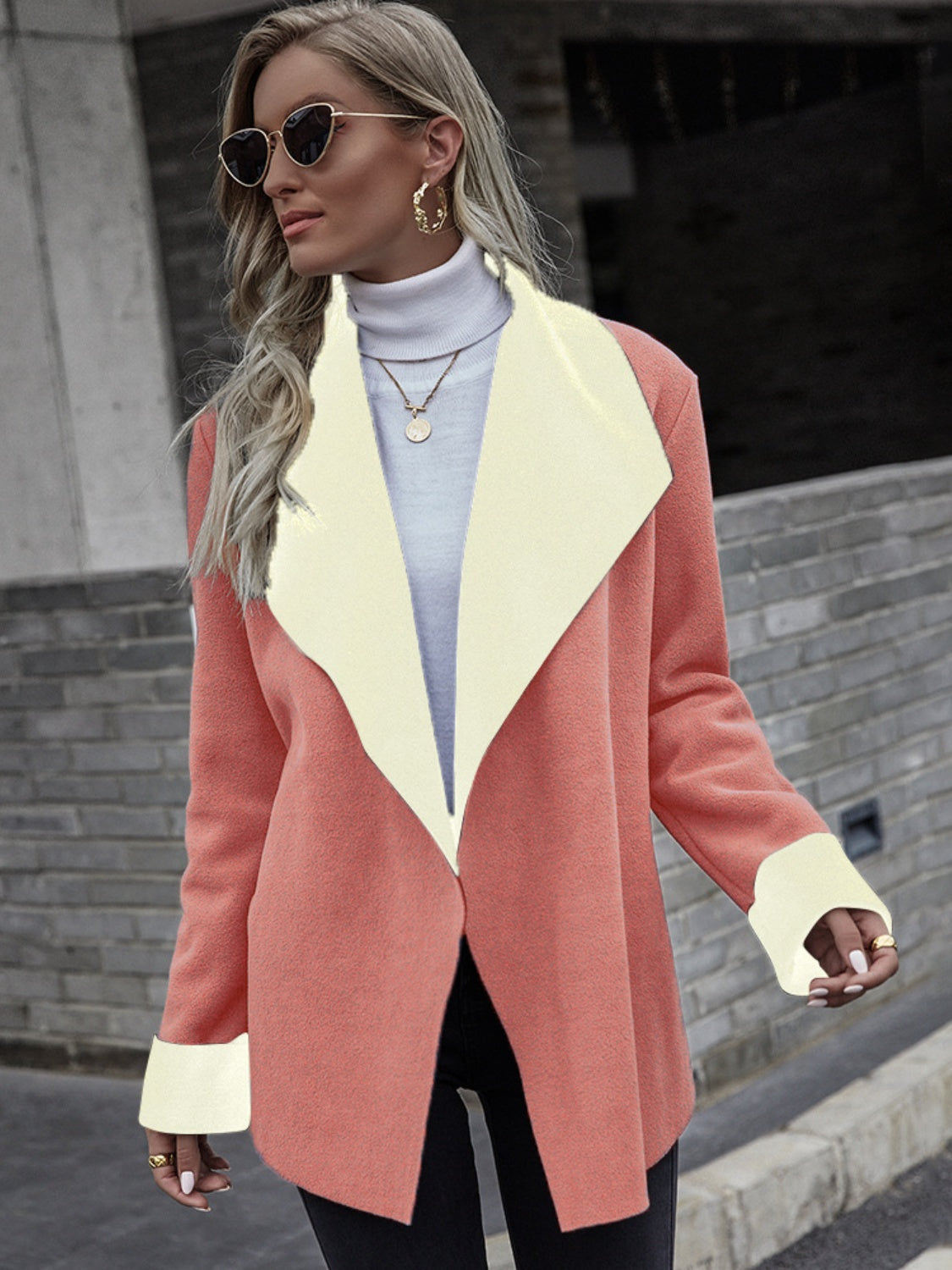 Stacey B's Open Front Long Sleeve Jacket