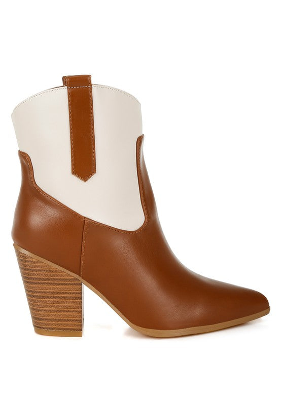 Stacey B's Gallops Two Tone Cowboy Boots