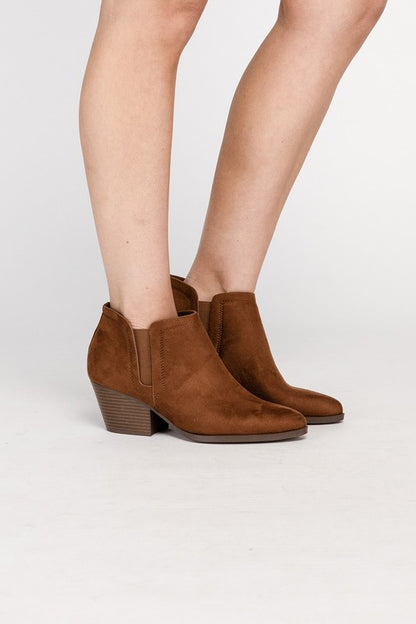 Stacey B's GWEN Suede Ankle Boots