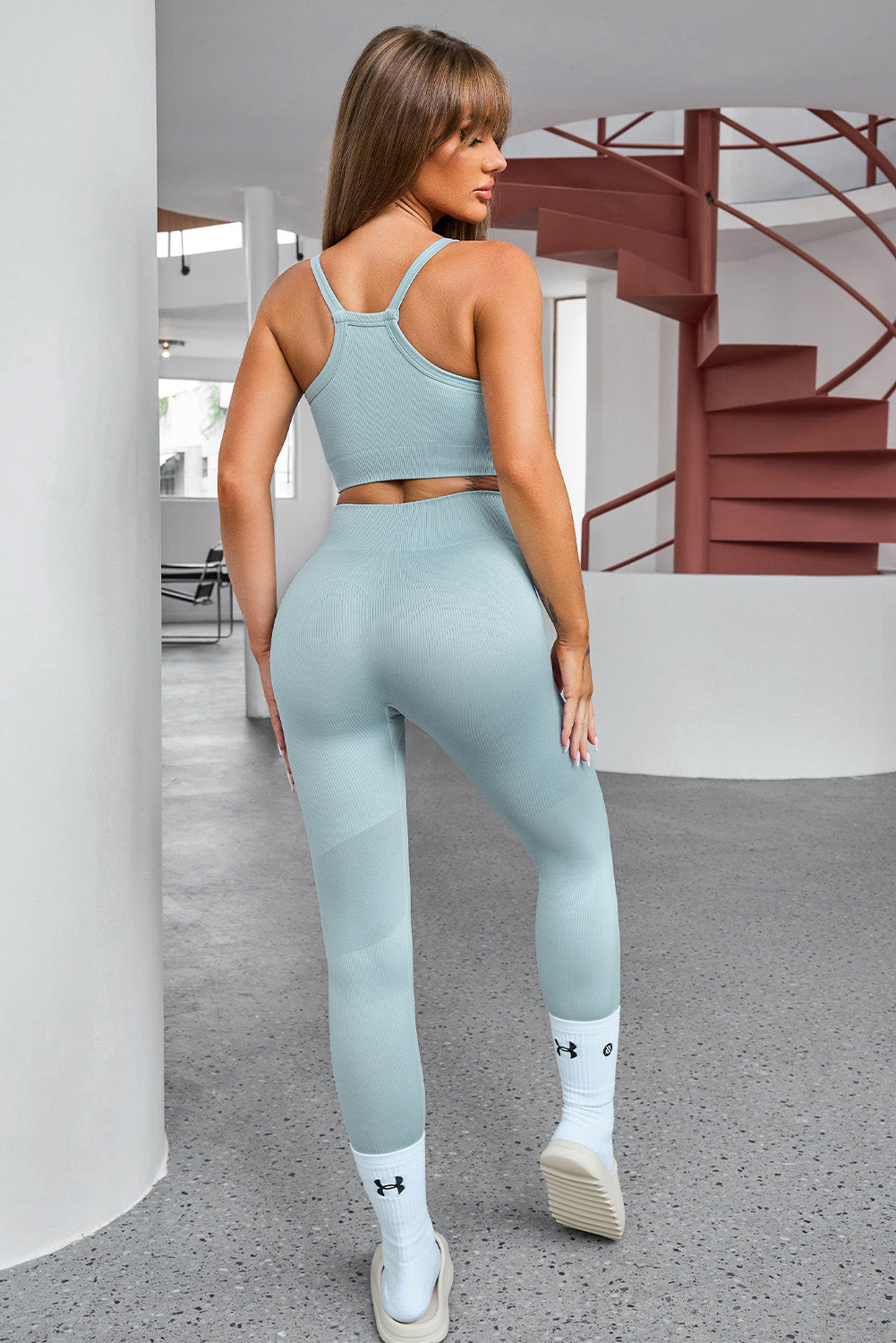 Stacey B's Tank Cropped Active Top and Pants Set