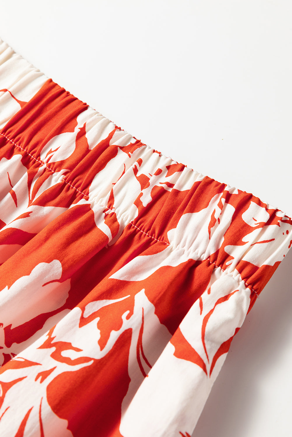 Stacey B's Red High Split Floral Western Cowgirl Maxi Skirt