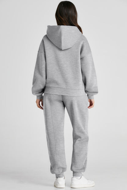 Stacey B's Dropped Shoulder Long Sleeve Hoodie and Pants Active Set