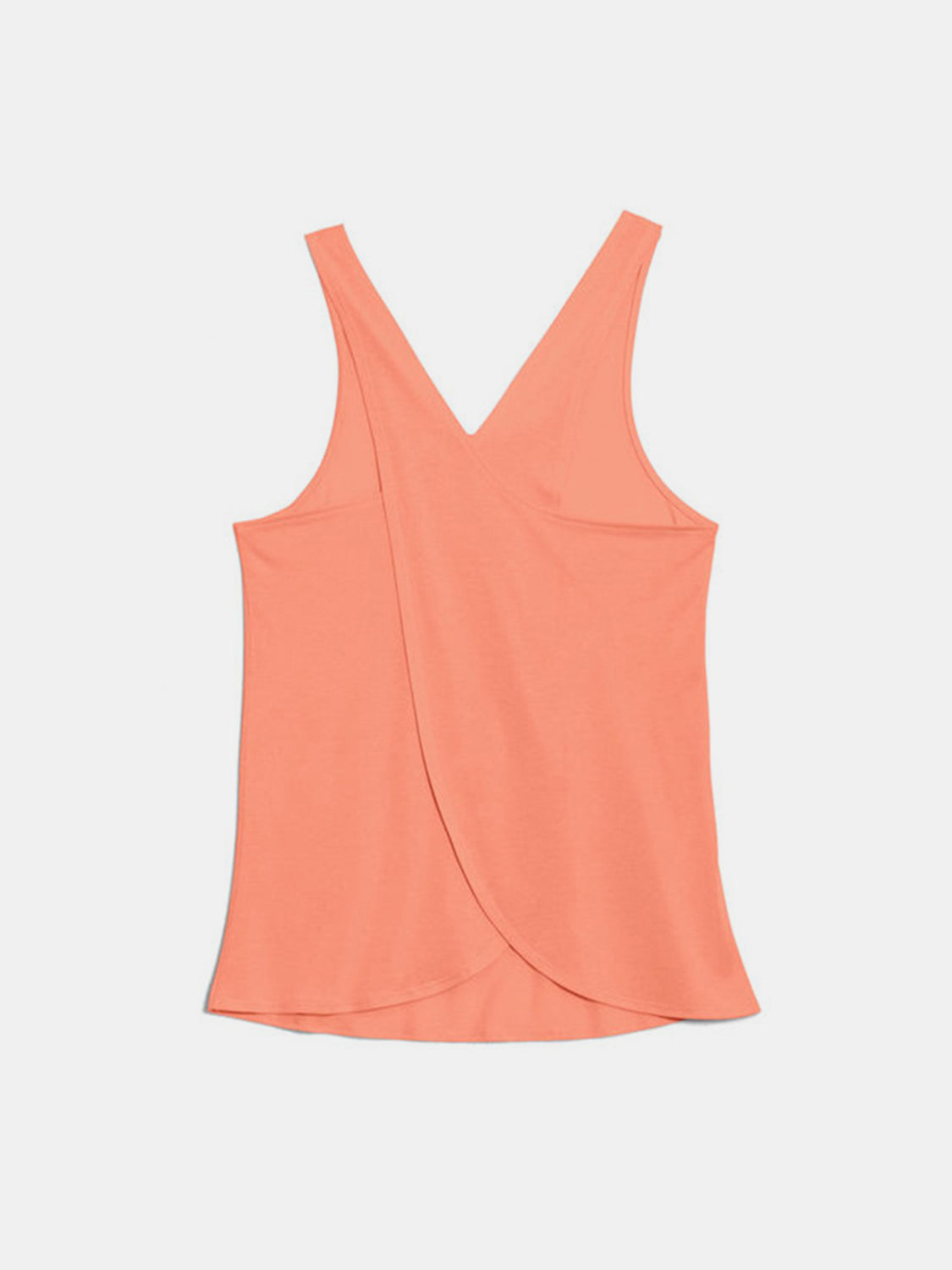 Stacey B's Crisscross Scoop Neck Active Tank