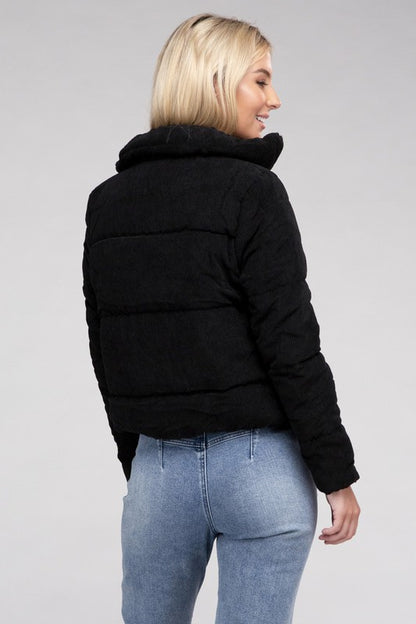 Stacey B's Corduroy Zip-Up Jacket