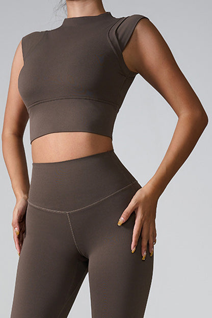 Stacey B's Mock Neck Active Tank
