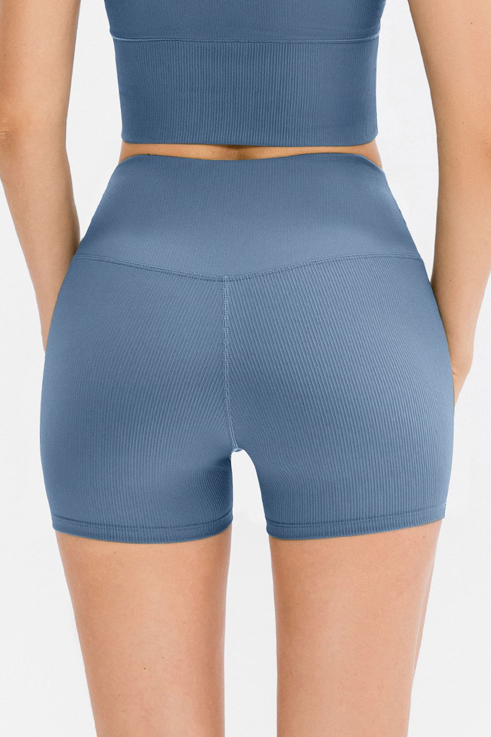 Stacey B's Slim Fit Wide Waistband Sports Shorts