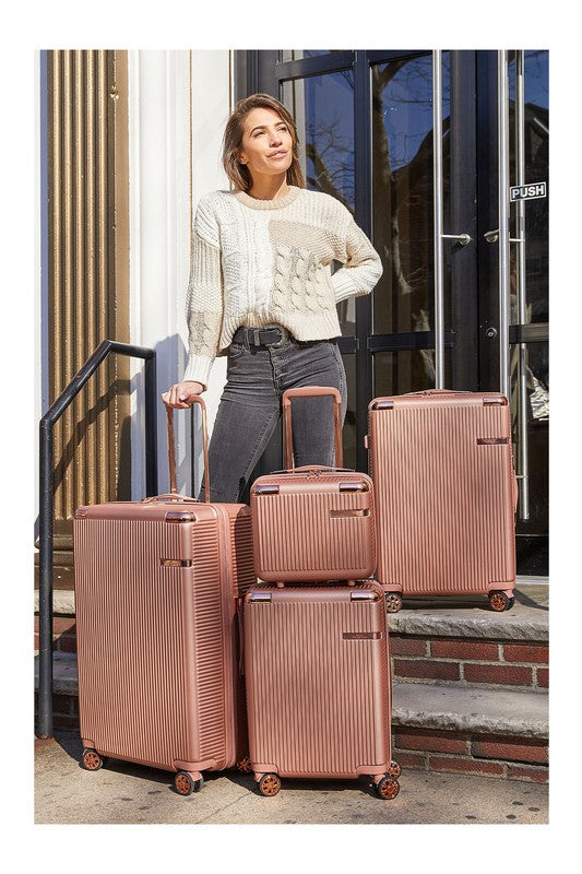 Stacey B's MKF Collection Tulum 4-piece luggage set by Mia K