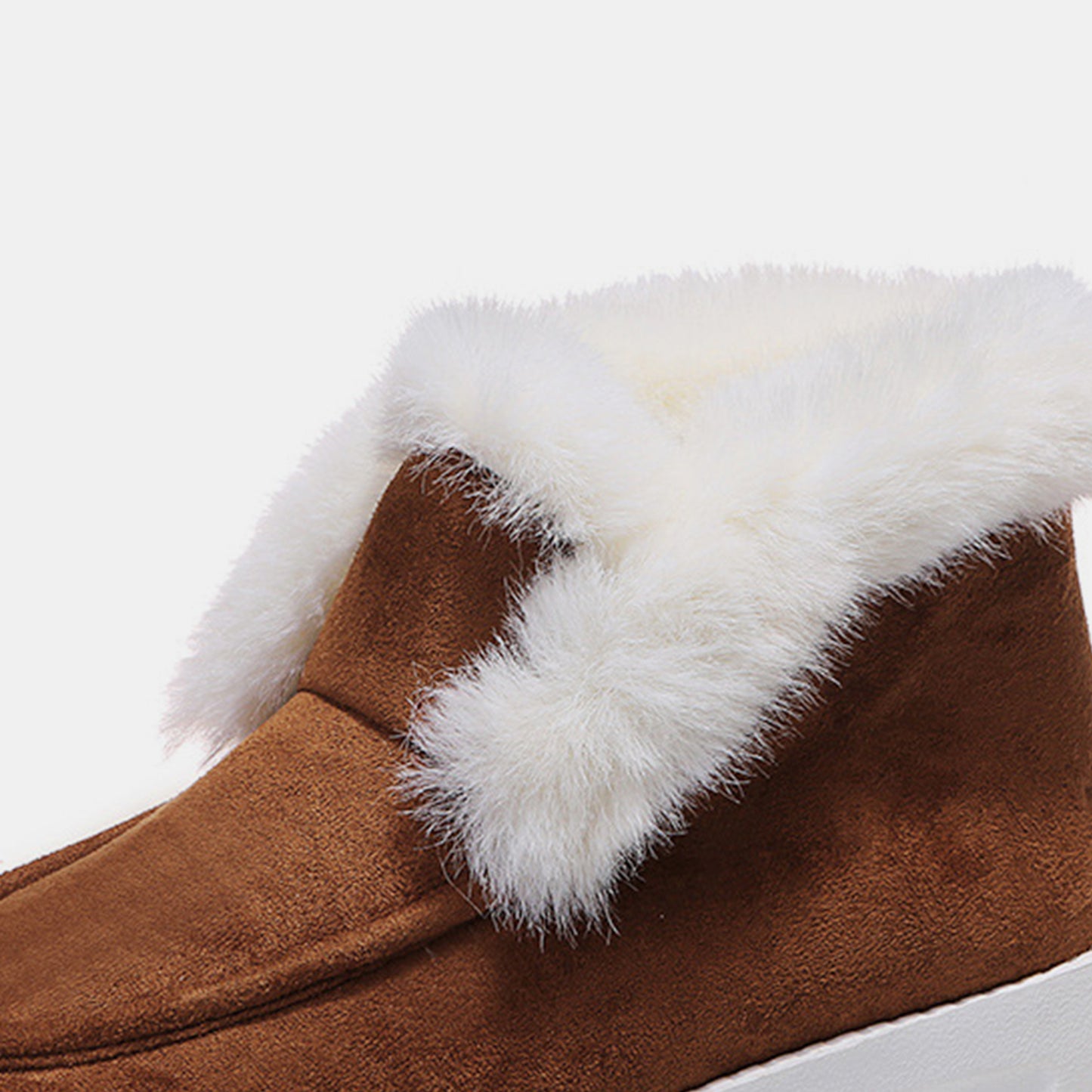 Stacey B's Furry Suede Snow Boots