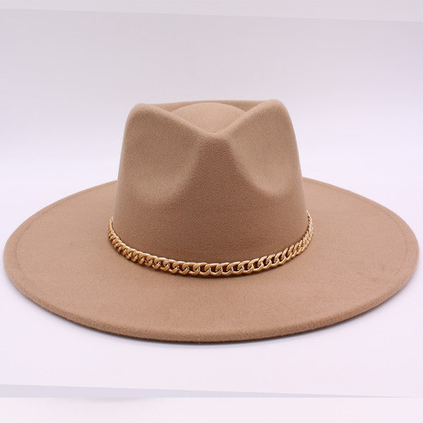 Stacey B's Chain Belt Fedora Hat