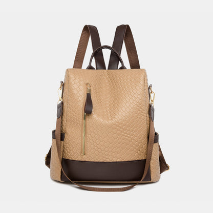 Stacey B's PU Leather Backpack Bag