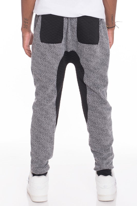 Stacey B's  Mens Casual Marbled Sweat Pant Jogger