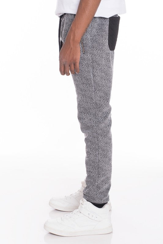 Stacey B's  Mens Casual Marbled Sweat Pant Jogger