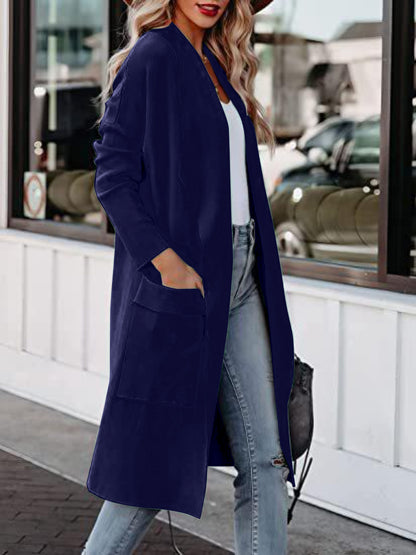 Stacey B's Open Front Dropped Shoulder Outerwear