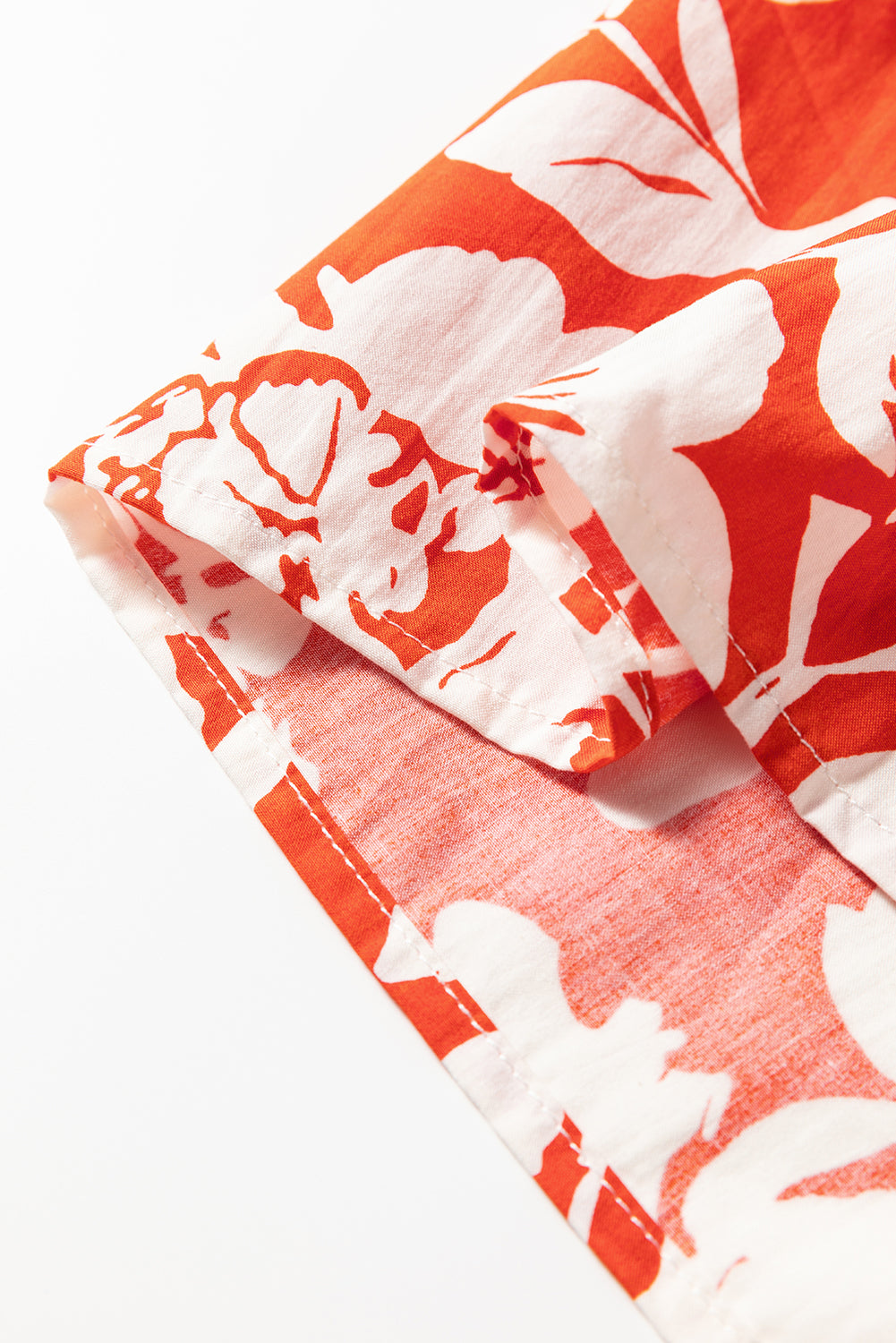 Stacey B's Red High Split Floral Western Cowgirl Maxi Skirt